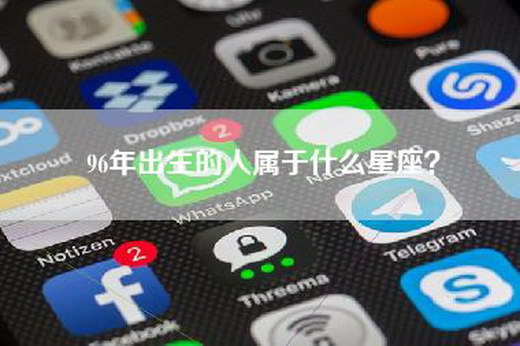 96年出生的人属于什么星座？