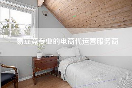 易立竞专业的电商代运营服务商
