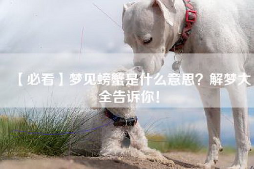 【必看】梦见螃蟹是什么意思？解梦大全告诉你！