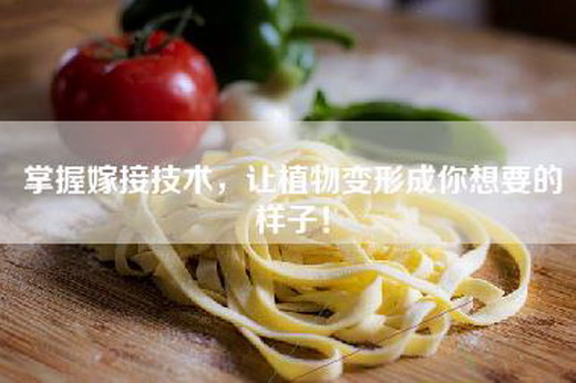 掌握嫁接技术，让植物变形成你想要的样子！