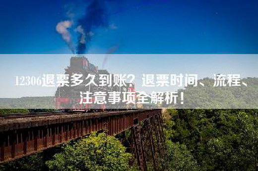 12306退票多久到账？退票时间、流程、注意事项全解析！