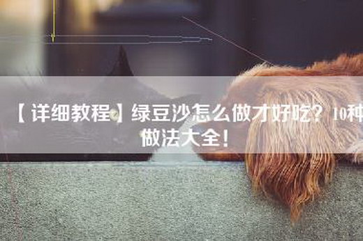 【详细教程】绿豆沙怎么做才好吃？10种做法大全！