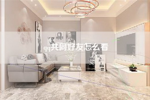 qq共同好友怎么看