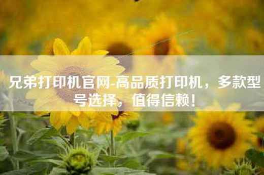 兄弟打印机官网-高品质打印机，多款型号选择，值得信赖！