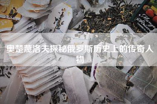 奥楚蔑洛夫探秘俄罗斯历史上的传奇人物