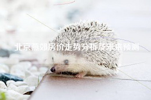 北京燕郊房价走势分析及未来预测