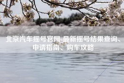 北京汽车摇号官网-最新摇号结果查询、申请指南、购车攻略