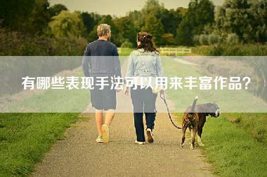 有哪些表现手法可以用来丰富作品？