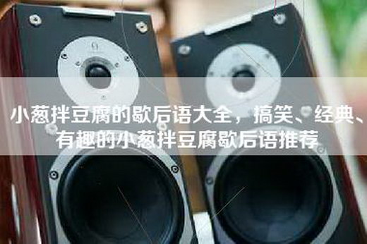 小葱拌豆腐的歇后语大全，搞笑、经典、有趣的小葱拌豆腐歇后语推荐