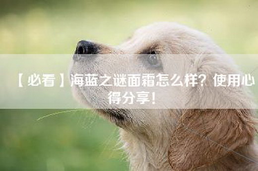 【必看】海蓝之谜面霜怎么样？使用心得分享！