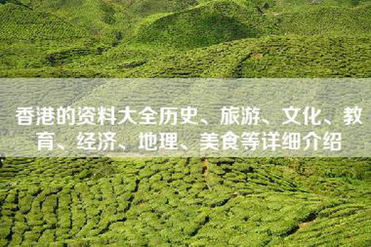 香港的资料大全历史、旅游、文化、教育、经济、地理、美食等详细介绍