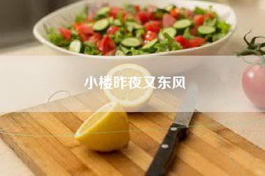 小楼昨夜又东风