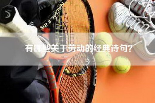 有哪些关于劳动的经典诗句？