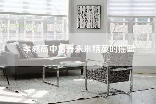 孝感高中培养未来精英的摇篮