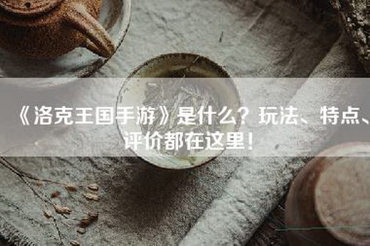 《洛克王国手游》是什么？玩法、特点、评价都在这里！