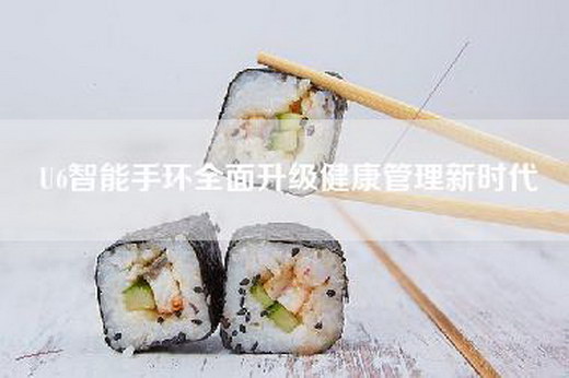 U6智能手环全面升级健康管理新时代