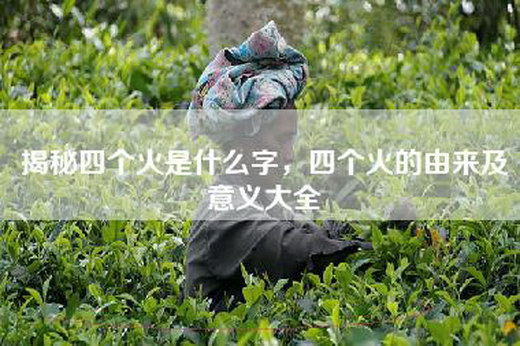揭秘四个火是什么字，四个火的由来及意义大全
