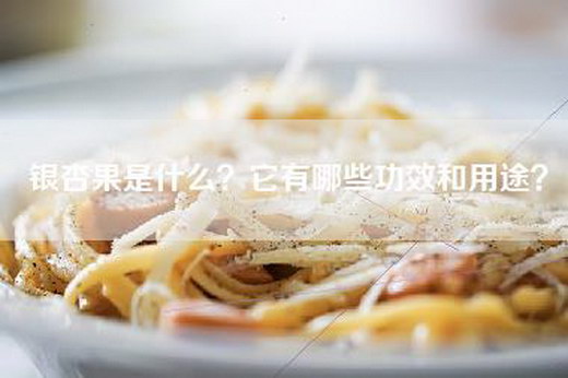 银杏果是什么？它有哪些功效和用途？