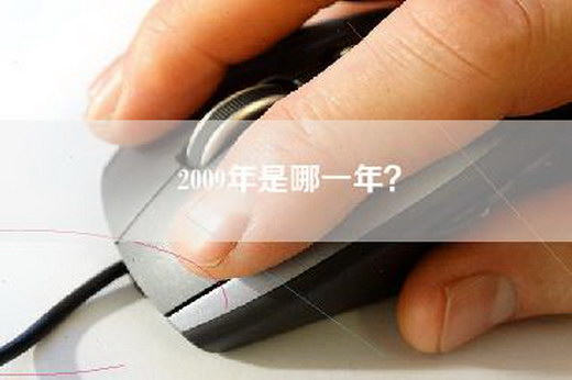 2009年是哪一年？