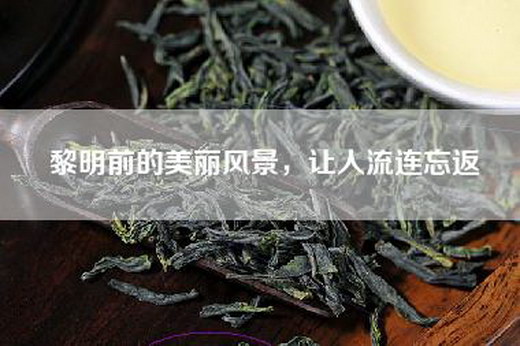黎明前的美丽风景，让人流连忘返
