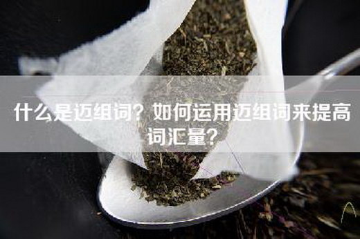 什么是迈组词？如何运用迈组词来提高词汇量？