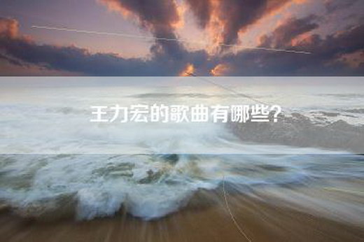 王力宏的歌曲有哪些？