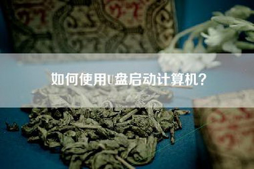 如何使用U盘启动计算机？