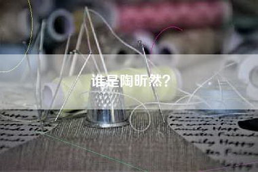 谁是陶昕然？