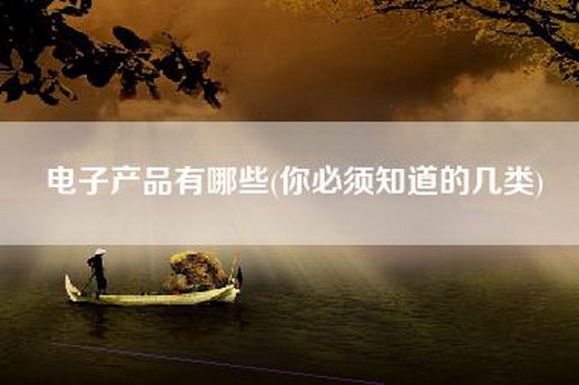 电子产品有哪些(你必须知道的几类)